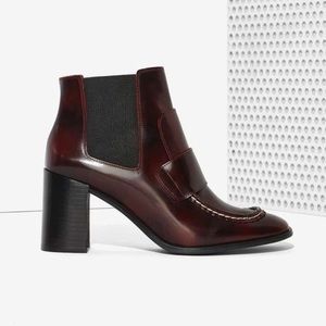 NWOT Jeffrey Campbell Bloke Box Leather Boots